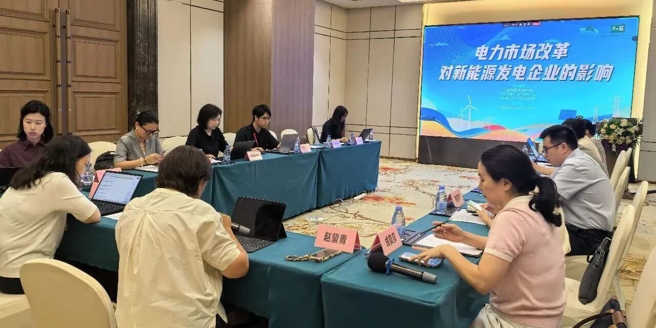电力市场改革下的新能源发电企业：挑战与破局——“电力市场改革对新能源发电企业的影响”研讨会成功举办